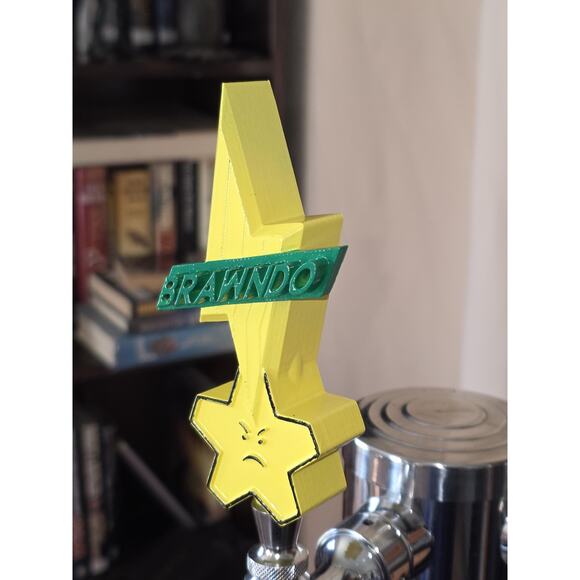 Brawndo The Thirst Mutilator Tap Handle, 3D Printed - Picture 1 of 5